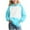Sky Blue, variant on KAUOD Teen Girls Cotton Hoodies Oversized Pockets Pullover Hoodie Sweatshirts Kids Thick Fleece Fall Preppy Cute Tops Clothes