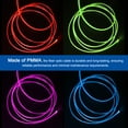 thumbnail image 4 of Cables de fibra óptica mezclados PMMA de 13 pies y 550 piezas de Uxcell, 0.03 pulgadas de brillo lateral con iluminación LED, 4 of 5