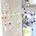 thumbnail image 4 of Spiral Sun Catcher Crystal Wind Chime Sunlight Refraction Colorful Prism Hanging Decor For Window Balcony Garden Indoor Outdoor, 4 of 9