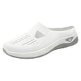 thumbnail image 2 of Willtoo Orthopedic Nurse Shoes for Women with Arch Support - Slip On Tennis & Walking Sneakers, Wide Width Non-Slip Server Shoes, Valentine’s Day & Birthday Gifts White 6.5 Wide, 2 of 5