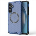 thumbnail image 5 of Allytech Case for Samsung Galaxy A35, Non-Yellowing Anti-Scratch Slim Thin Translucent Honeycomb Heat Dissipation Dual-Layer Drop Protection Bumper Case Cover Compatible with MagSafe, Blue, 5 of 10