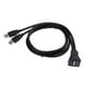 thumbnail image 2 of Doble Puerto USB 3.0 Panel Del Tablero de Instrumentos Del Coche Cable de Línea de Extensión de Montaje Empotrado 1 M Macarena Cable adaptador de montaje empotrado en el coche, 2 of 8