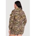 thumbnail image 4 of Women's Plus Size Hunter Camo Zip Front Drawstring Hem Jacket, 4 of 4