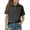 Gray, variant on TQWQT Girl's Camel Polo Shirts Size 5-6 Short Sleeve Polo Shirts Summer Button Down Collared Shirt Casual Loose Tees 120