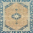 thumbnail image 1 of Ahgly Company Indoor Square Abstract Brown Abstract Area Rugs, 6' Square, 1 of 6