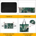 thumbnail image 4 of Marble Texture Waterproof Picnic Blanket with Foldable Zipper, Suitable for Outdoor Use, Suitable for Travel, Camping, Beaches, Parks, Grasslands, Picnic Blanket Accessories, 4 of 8