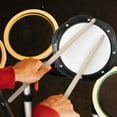 thumbnail image 3 of FRCOLOR 1 Set Drum Practice Pad Drum Metronome Drummer Practice Drum Pad Drumsticks Pouch, 3 of 8