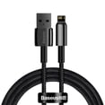 thumbnail image 1 of Cable Lightning Carga Rápida Baseus 2 Metros Tungsteno, 1 of 3