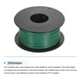 thumbnail image 3 of Uxcell 26AWG Stranded Wire Hookup 30M/100ft Green, Electrical Wire UL1007 Spool, 3 of 6