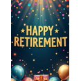 thumbnail image 4 of Happy Retirement Party Banner Backdrop Celebration Background Decorations Photography Props Balloons Cheers Event Supplies Retirement Party, 4 of 4