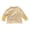 Yellow, variant on Toddler Girls' Striped Long Sleeve Tee with Colorful Elbow Patches - Soft Cotton-Blend Crewneck Top for Everyday Play