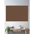 thumbnail image 2 of Emperador | Color Trends | New York | Spring Summer 2018 | Solid Color | Fashion Colors | Poster Wall Art, Modern Wall Decor For Living Room Bedroom, 8x12 UNFRAMED, 2 of 3