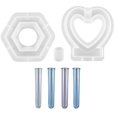 thumbnail image 2 of Epoxy Mold Hydroponic Vase DIY Craft Projects Hexagonal Shape 14.85X13.3cm 1 Set, 2 of 5