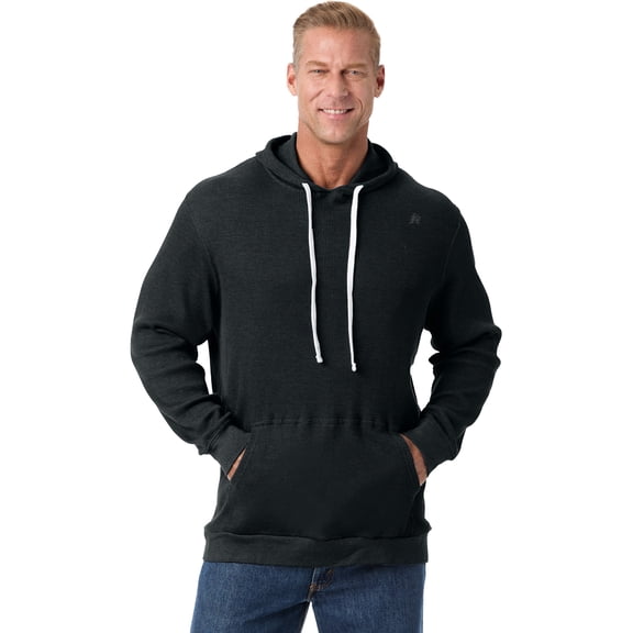 KingSize Men's Big & Tall Waffle-Knit Thermal Hoodie