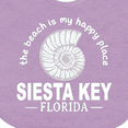 thumbnail image 4 of Inktastic Siesta Key Florida Beach Vacation Boys or Girls Baby Bib, 4 of 4