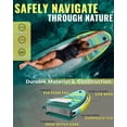 thumbnail image 3 of 10'6" Inflatable Stand Up Paddle Board for Adults, Non-Slip EVA, Camera Mount, Mint Green, 3 of 8
