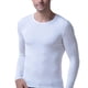 thumbnail image 2 of Sonducket Ropa interior térmica para hombre, cálida, , agradable a la piel, gruesa, capa base básica, vestido cálido, ropa de invierno Camisetas Blanco SG, 2 of 6