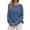 Blue, variant on Ediodpoh Oversized Knit Sweater Soft Yarn Pullover Casual Winter Warm Pattern Crewneck Top for Fall Season Oversized Sweaters for Women Black S