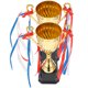 thumbnail image 1 of KAKOWELY 2Ud Trofeos Pequeños Para De Fútbol Y Torneos Deportivos Dorados, 1 of 8