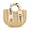 Off-white, variant on Straw Woven Tote Bag for Women, Basket Summer Beach Handbag with Reinforced Top Handles, Lightweight Crochet Shoulder Crossbody Purse for Casual Daily Wear and Resort Vacation