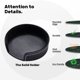 thumbnail image 5 of Posavasos de cuero de 6 piezas, posavasos de copos de nieve con diseño de árbol de Navidad de oro verde para bebidas, posavasos para tazas, regalo de inauguración de la casa, ideal para la decoración, 5 of 7