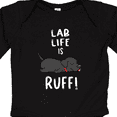 thumbnail image 4 of Inktastic Lab Life is Ruff Labrador Retriever Boys or Girls Long Sleeve Baby Bodysuit, 4 of 5