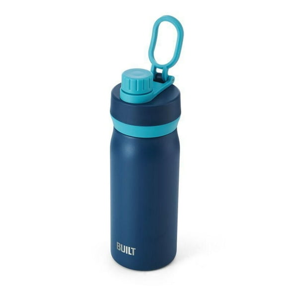 Bouteille Chug Built NY Cascade de 16 oz - Bleu Bouteille d'eau pour enfants, bleue