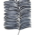 thumbnail image 2 of Moore, Regina 15x18 Black Ornate Wood Framed with Double Matting Museum Art Print Titled - Indigo Fronds I, 2 of 4