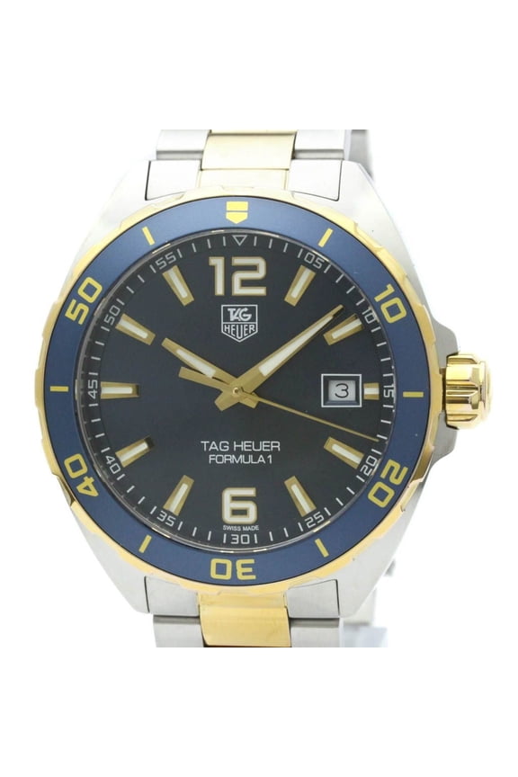 Pre-Owned TAG HEUER Formula 1 Stainless Steel Quartz Mens Watch WAZ1120 Polished (Good)