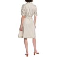 thumbnail image 2 of Brooks Brothers womens  Belted Shirtdress, 8, Beige, 2 of 3