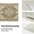 thumbnail image 2 of Boho Pillow Covers 18x18, Beige Brown Ethnic Design Outdoor Decorative Throw Pillows for Couch, Carpet Pattern Decor Cushion Cover 2 Pcs Farmhouse Linen Pillowcase for Bed Car Safa, 2 of 6