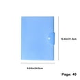 thumbnail image 3 of SLYNSHome Clearance Binder,Presentation Book Document Organizer Exam Paper Holder Contract Folder Clear Protectors Display Book for Music Sheets Artwork Certificates Important Papers (A3 40 Pages), 3 of 8