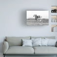 thumbnail image 3 of Trademark Fine Art Ziyad AL Maashari Horse love Canvas Wall Art, 3 of 4