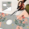 thumbnail image 6 of Yayeee Faucet Mat for Kitchen Sink 30" Diatomite Long Splash Guard Pad, Stars Flower, 2 Pack, 6 of 7
