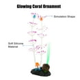 thumbnail image 4 of Unique Bargains Aquarium Simulation Coral Silicone Fluorescent Coral Glow Ornaments Fish Tank 2.72"x7.48" Purple, 4 of 6
