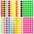 thumbnail image 1 of Shisuyan Colored Dots Stickers Marking Assorted Color 20 Sheets, 1 of 8