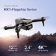 thumbnail image 3 of Sywqhk WLR/C KK1 4K HD Cámara dual plegable RC Drone Juguetes para niños con 2 baterías, 3 of 9