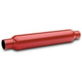 thumbnail image 2 of Flow Tech Exhaust Muffler 50250FLT Red Hots; 3-1/2 Inch Diameter Steel Case; Single 2 Inch Center Inlet; Single 2 Inch Center Outlet; 18 Inch Body/24 Inch Overall Length, 2 of 2