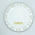 thumbnail image 3 of Balsa Circle 20 Pieces White Gold Airlaid Paper Napkins Metallic Scroll Design Party, 3 of 8