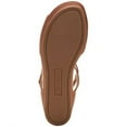 thumbnail image 4 of GIANI BERNINI Womens Brown Strappy Comfort Memory Foam 1/2" Platform Cushioned Adjustable Ellenaa Round Toe Wedge Buckle Sandals 10 M, 4 of 4