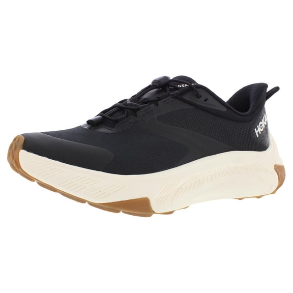 HOKA Transport 2 Womens Shoes Size 7.5, Color: Black/Alabaster
