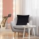 thumbnail image 4 of Decorative Throw Pillow 45x45cm | Soft Plush Sofa Cushion with Removable Polyester Stripe Pillowcase | Cozy Home Decor Accent for Living Room or Bedroom | Includes Pillow Insert, 4 of 7