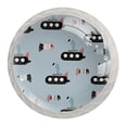 thumbnail image 1 of 4 Pcs Submarine Fish Cute Knobs for Kitchen Cabinet Cupboard Dresser Bookcase Drawer Pulls Handles Round Home Decor, 1 of 8
