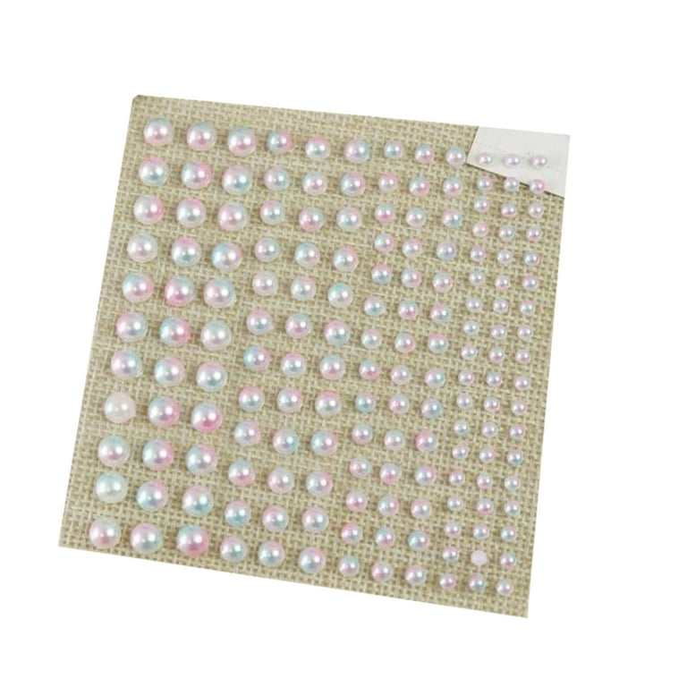 Silver Pearl Rhinestone stickers – Party and floral