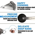 thumbnail image 2 of Measuring Spoons,Premium Heavy Duty 18/8 Stainless Steel Measuring Spoons Cups Set,Small Tablespoon with Metric and US Measurements,Set of 6 for Measuring Dry and Liquid Ingredients, 2 of 8