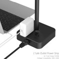 thumbnail image 3 of Soporte para auriculares KAFRI Dual con cargador USB, 2 puertos USB y 2 salidas, 3 of 7