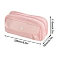 thumbnail image 2 of Transparent Pen Pouch, Clear Pencil Case, Multi-Functional Stationery Organizer with Reinforced Tear-Resistant Material and Eco-Friendly Customizable Design for Office and Daily Use, 2 of 6