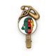 thumbnail image 1 of El Camerún bandera mascara facial gritando Cap Broche broche broche broche Metal retro, 1 of 3