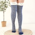 thumbnail image 3 of UJNDER Womens Over Knee Suspender Socks With Built In Silk Panty All In One Hosiery For Special Nights U, 3 of 3