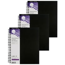 Daler-Rowney Simply... Sketchbook, Soft White, 80 Sheet, 8.5x11 inch, Pack of 3